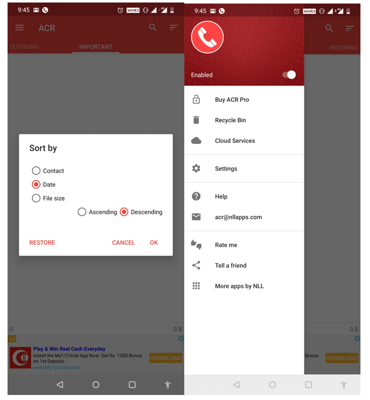 Automatic Call Recorder
