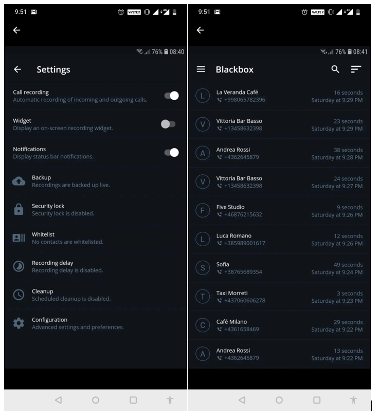 Blackbox - Call Recording app