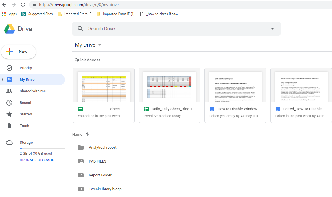 Google Drive - Bet File Sharing Apps For PC