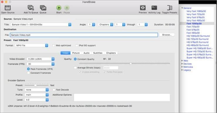 HandBrake Video Converter