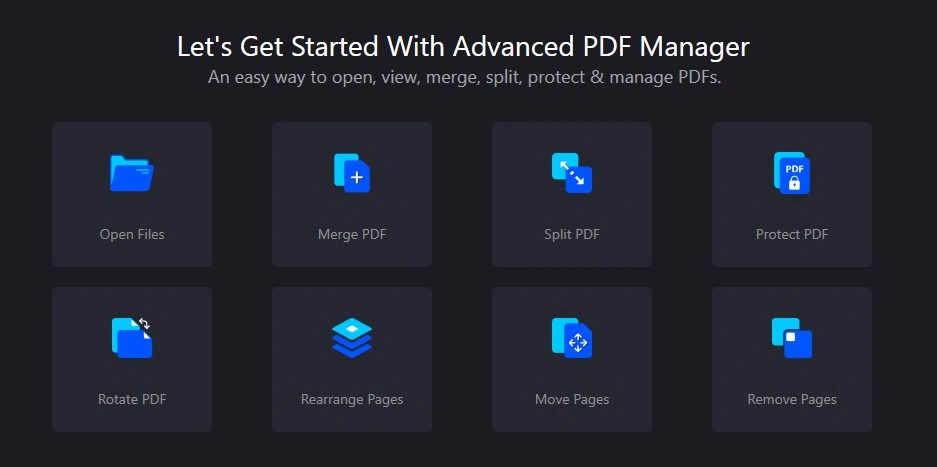 Advanced PDF Manager