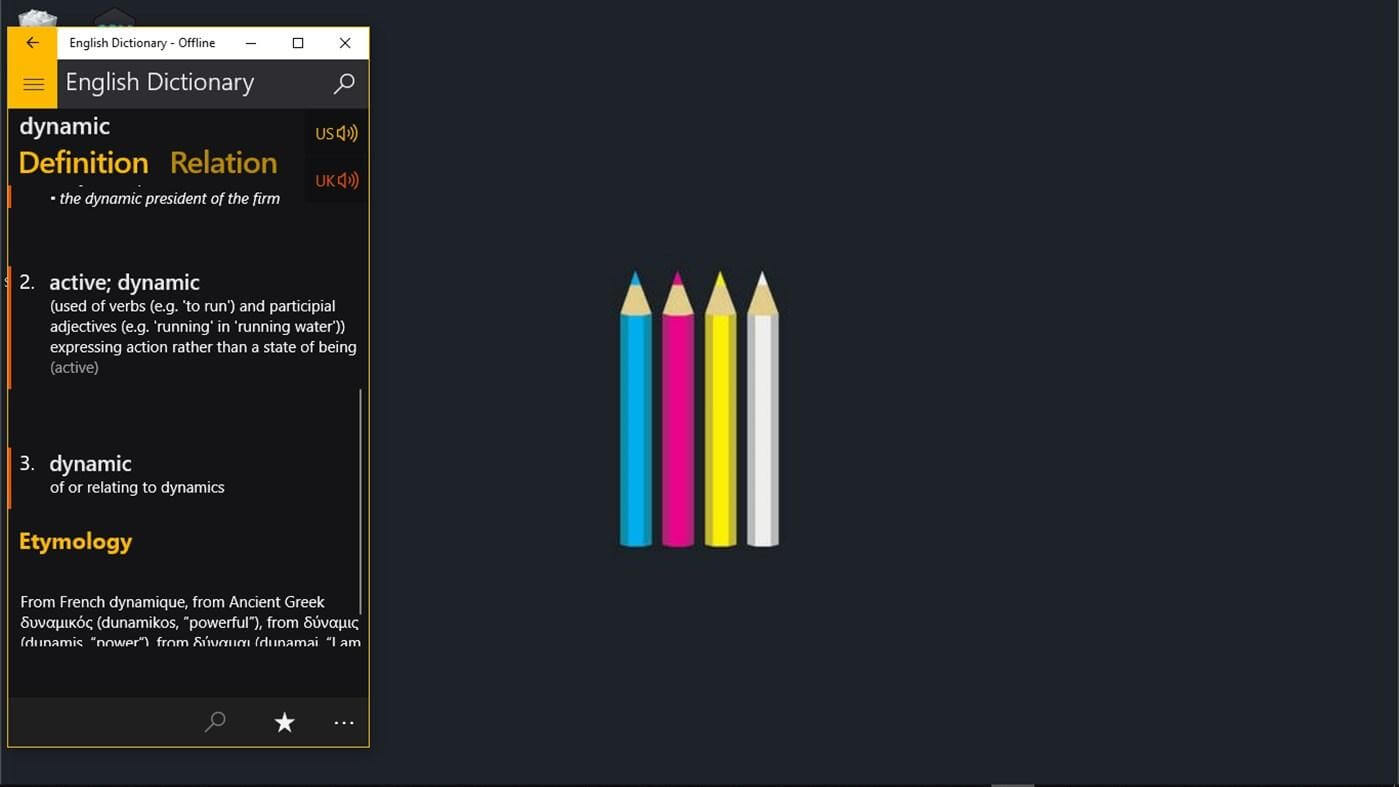 English Dictionary – Offline Dictionary App for Windows