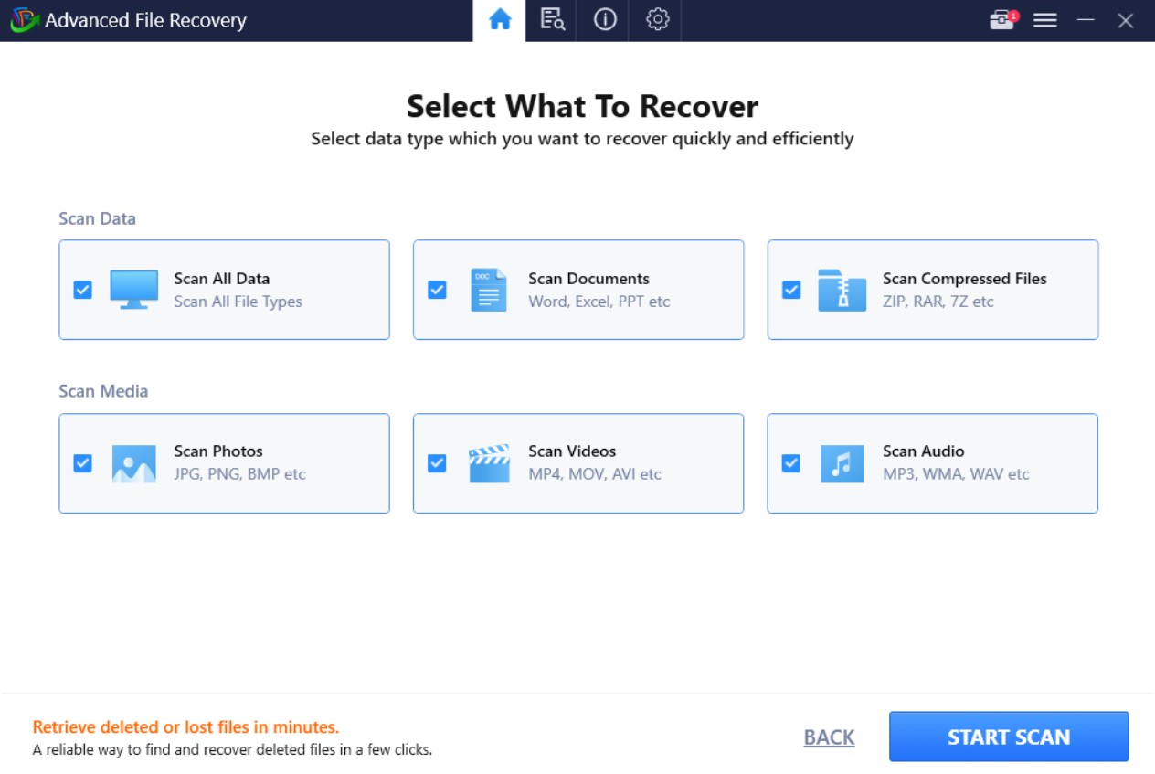 select file