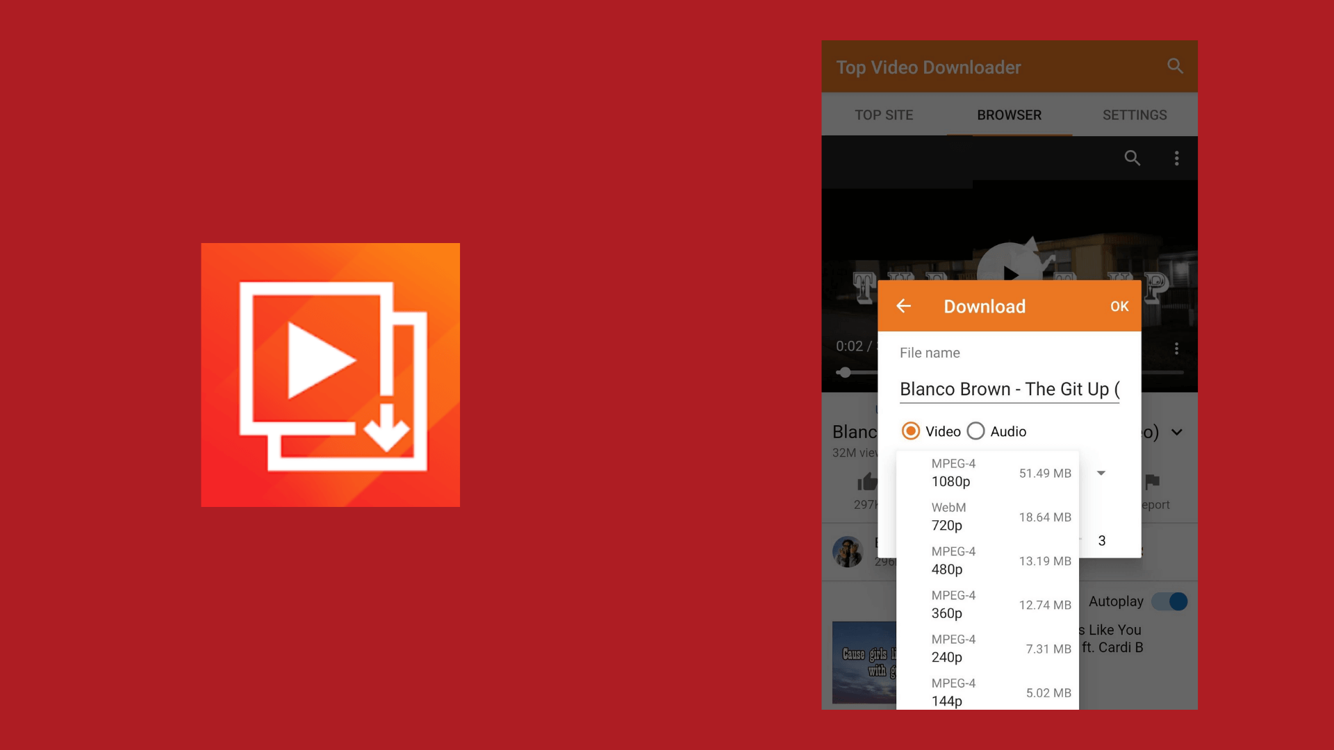 Top video downloader- Youtube Video Downloader