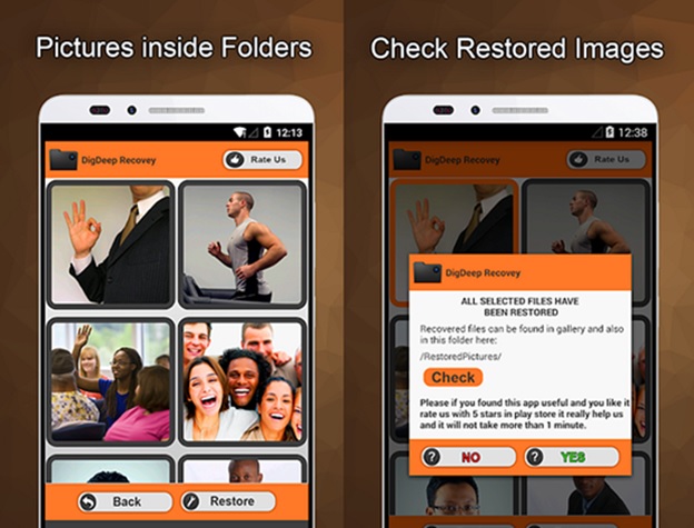 dig deep image recovery_android photo recovery app