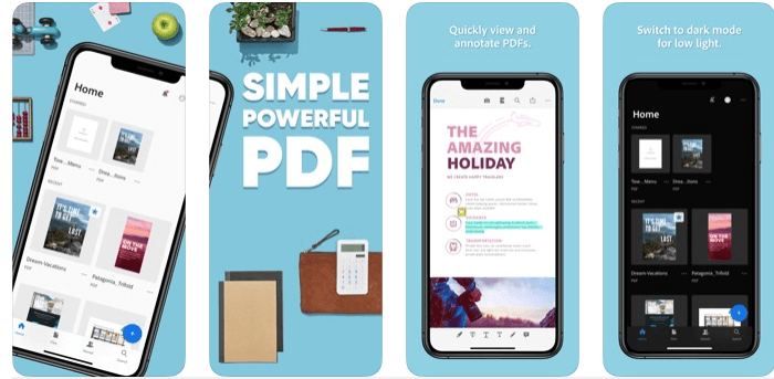 Adobe Acrobat Reader_iPhone PDF reader
