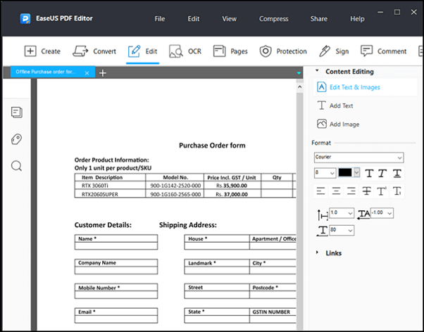 EaseUS PDF Editor