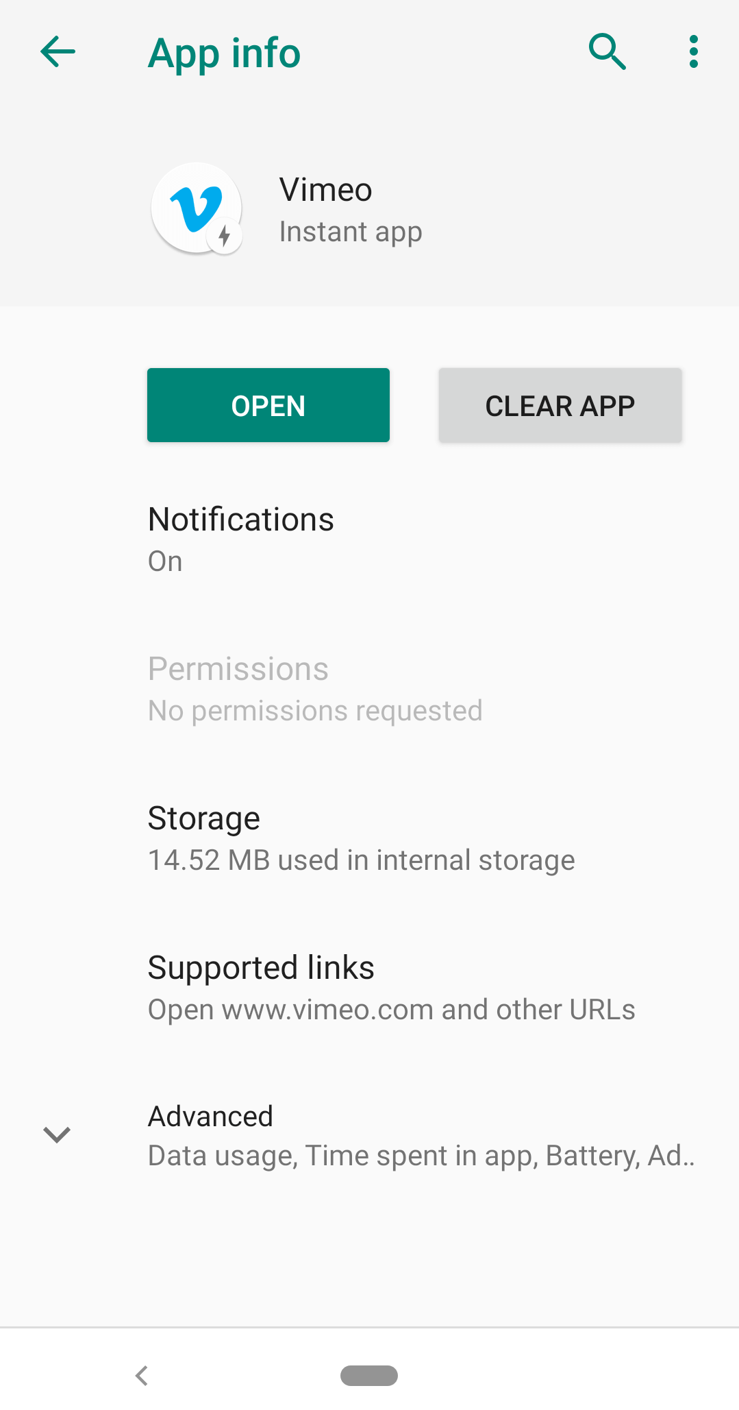 Manage Notificatiosn for Instant Apps