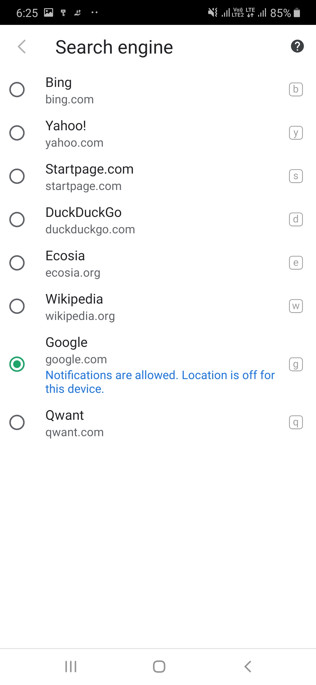 Nicknames - best browser for android 2019