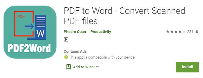 PDF to Word