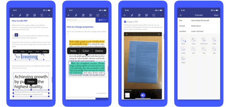 PDFelement_best PDF iPhone reader