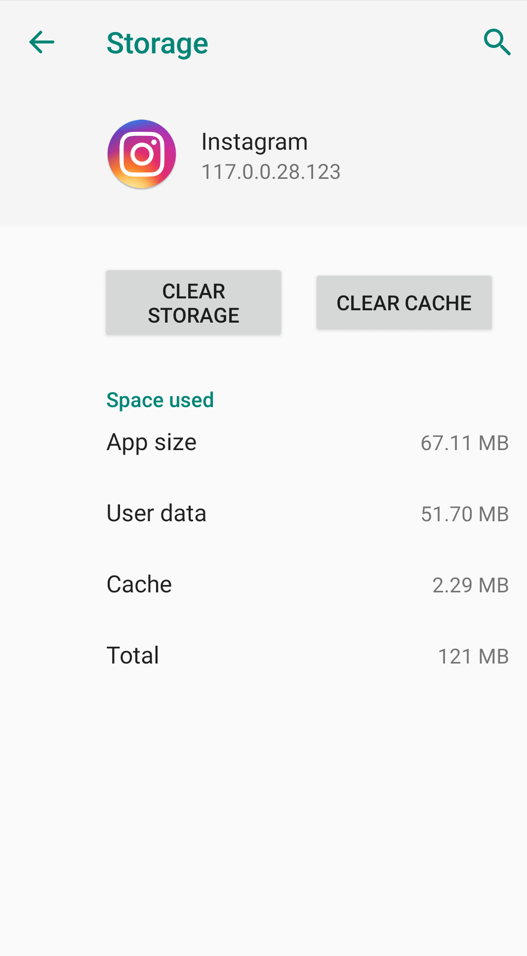 Tap On Clear Cache
