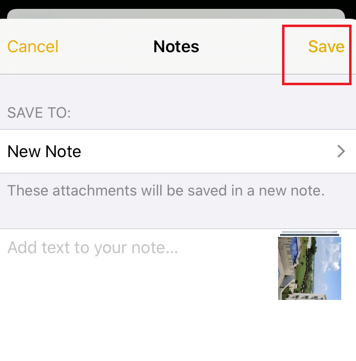 Tap on Save