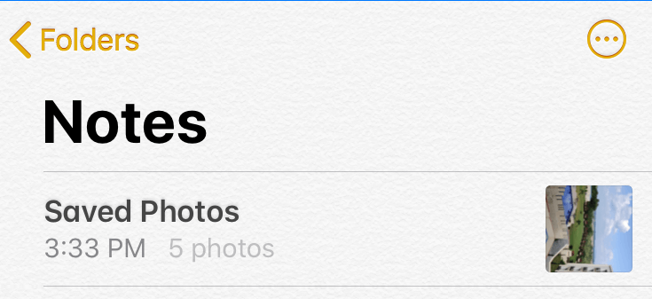 Tap on Saved Photos