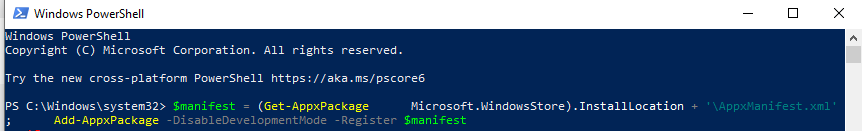 Win powershell
