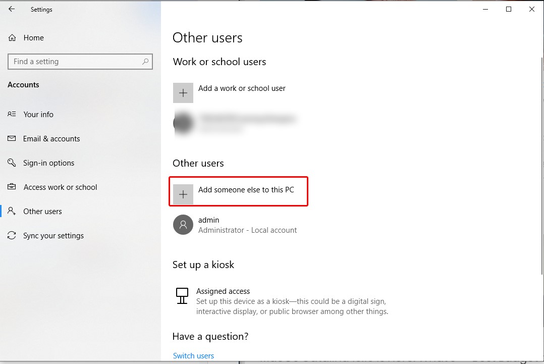 become an admin - file access denied