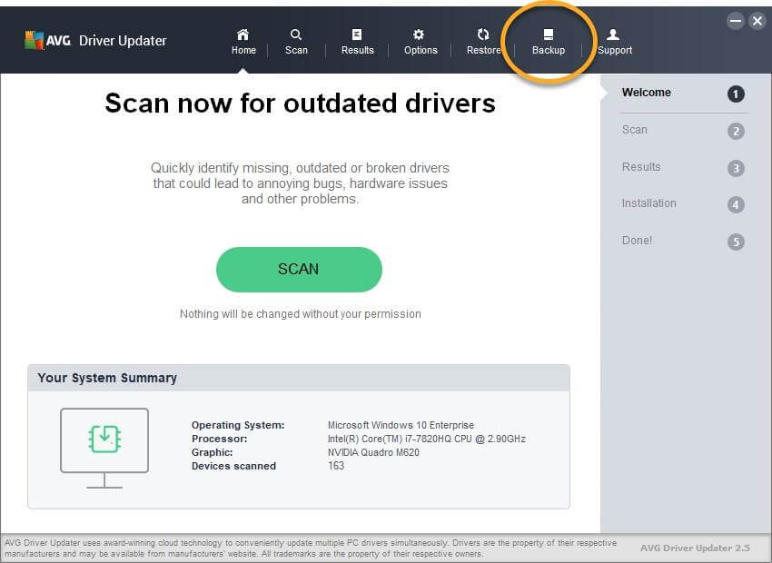 AVG Driver Updater Tool