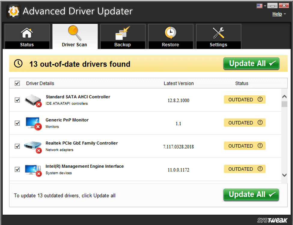 Advanced Driver Updater - Driver Updater Tool