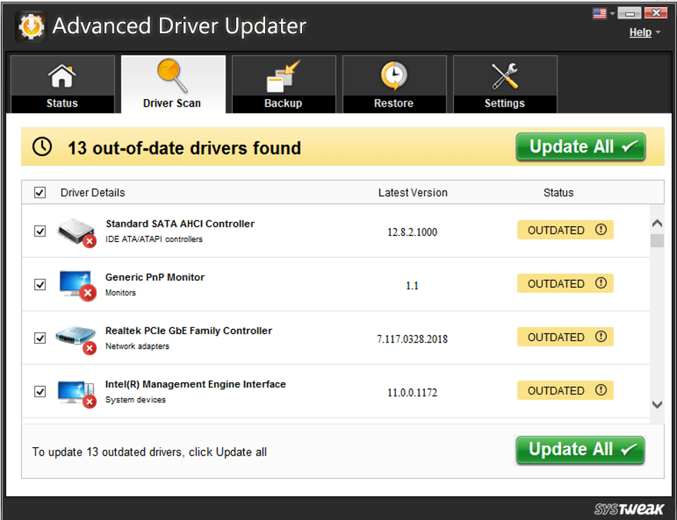 Advanced Driver Updater