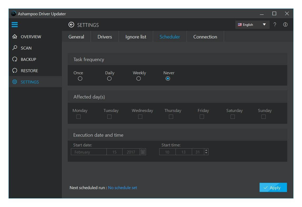 Ashampoo Driver Updater Tool