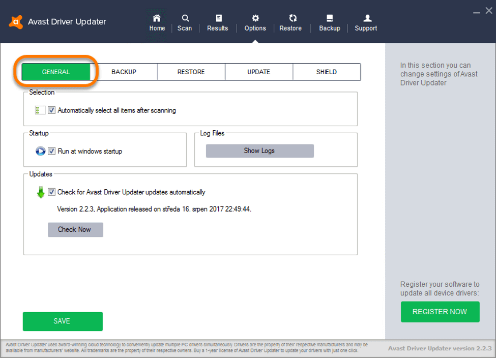 Avast Driver Updater - Driver Updater tool
