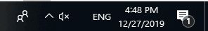 Check Wifi Icon in System Tray