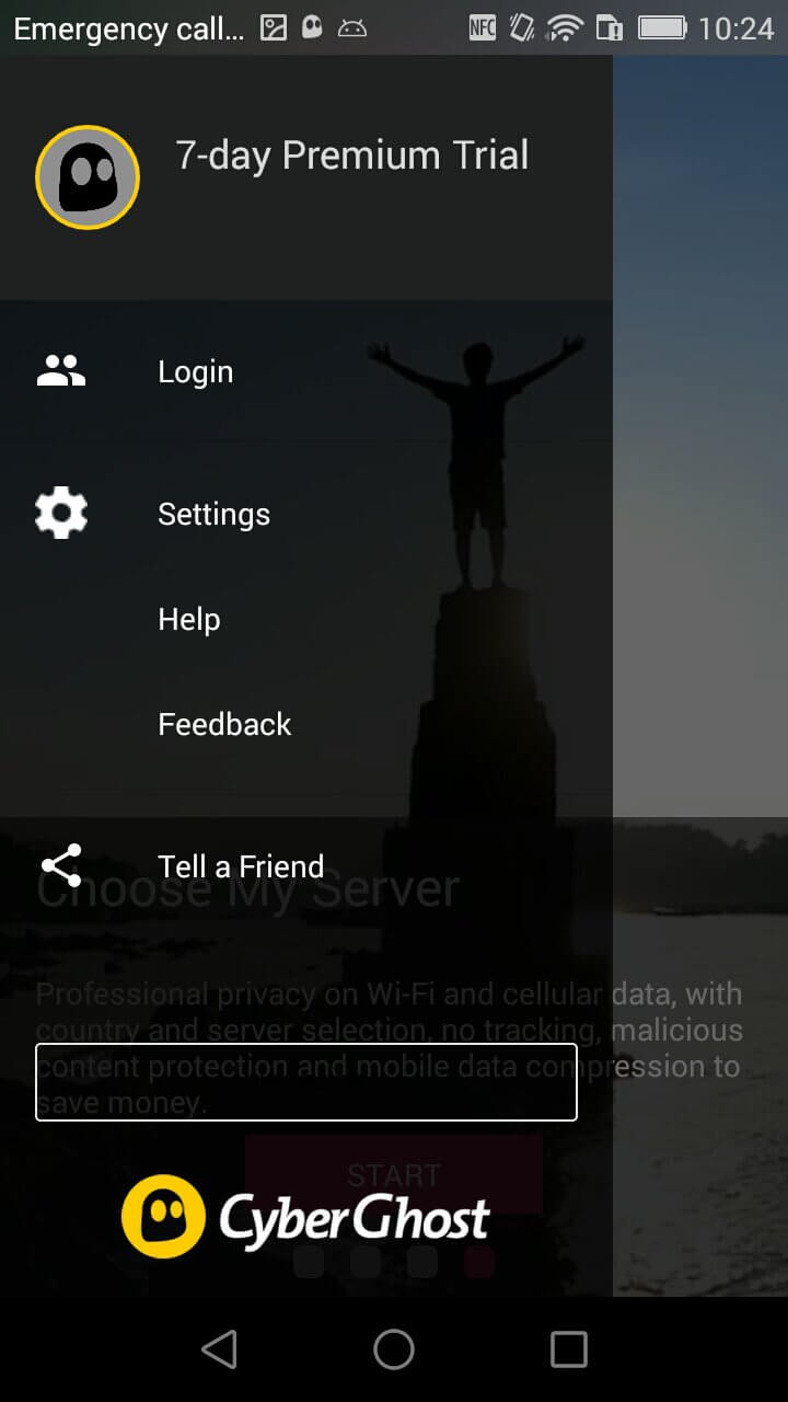 CyberGhost_Android VPN to stay secure