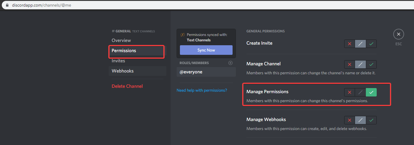 Discord Permissions