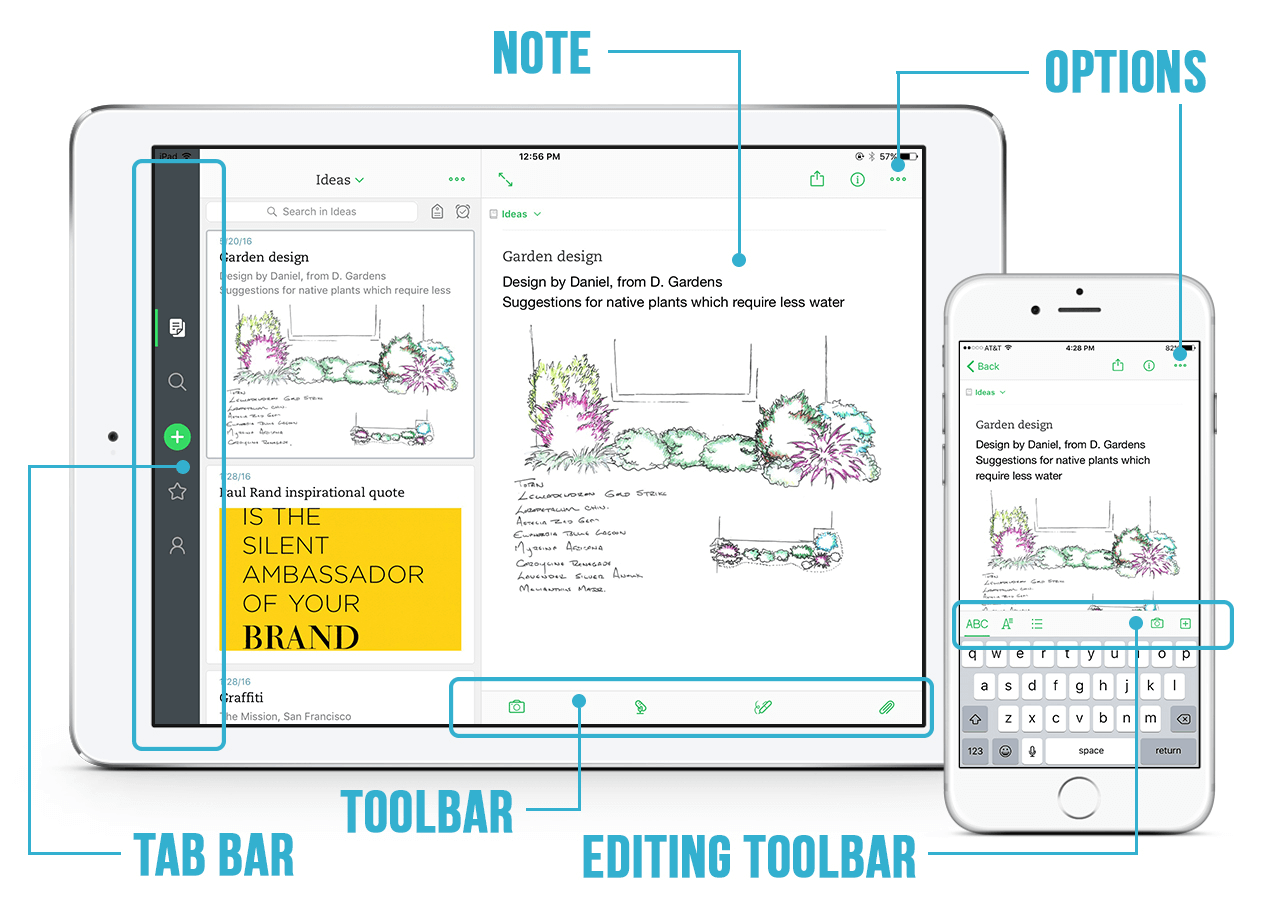 Evernote – Best note taking app for iPad