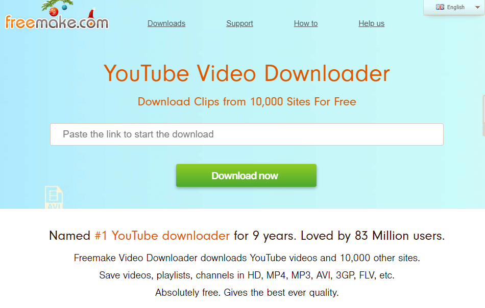Freemake video downloader