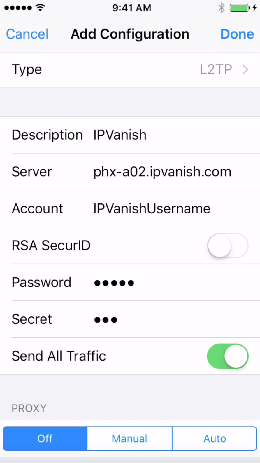 IPVanish_iPhone best VPN app