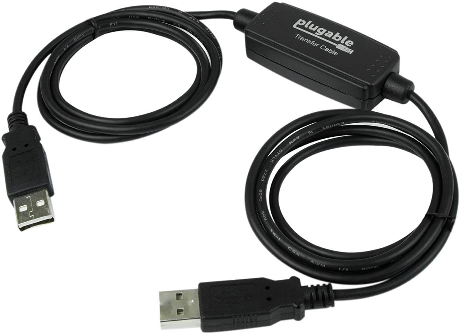 Plugable USB-A 3.0 transfer cable
