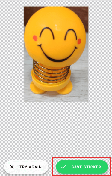 Save Sticker