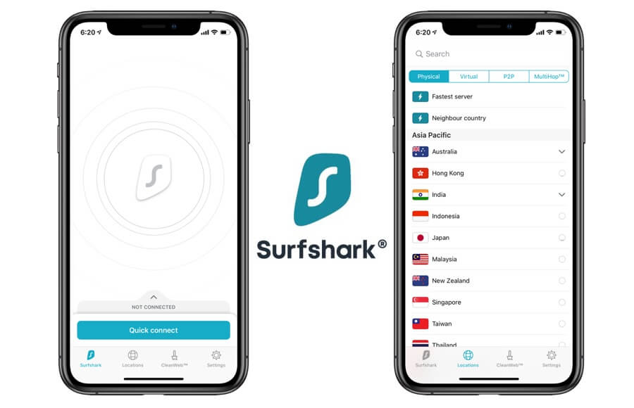 Surfshark_iOS VPN app for security