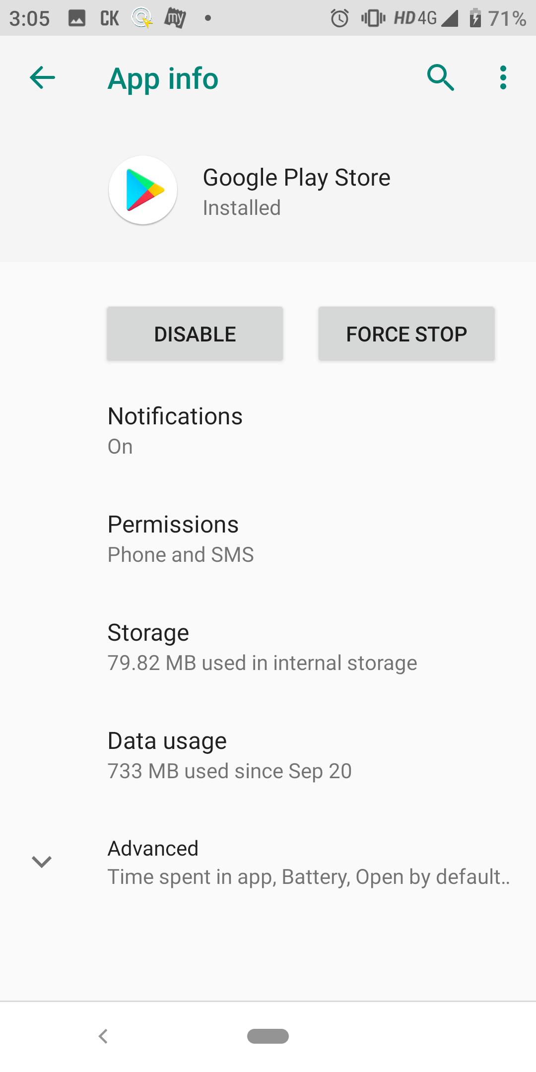 Tap on Storage