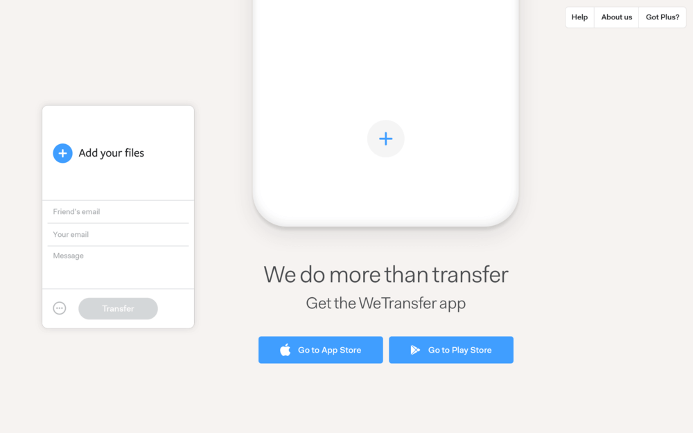Wetransfer App
