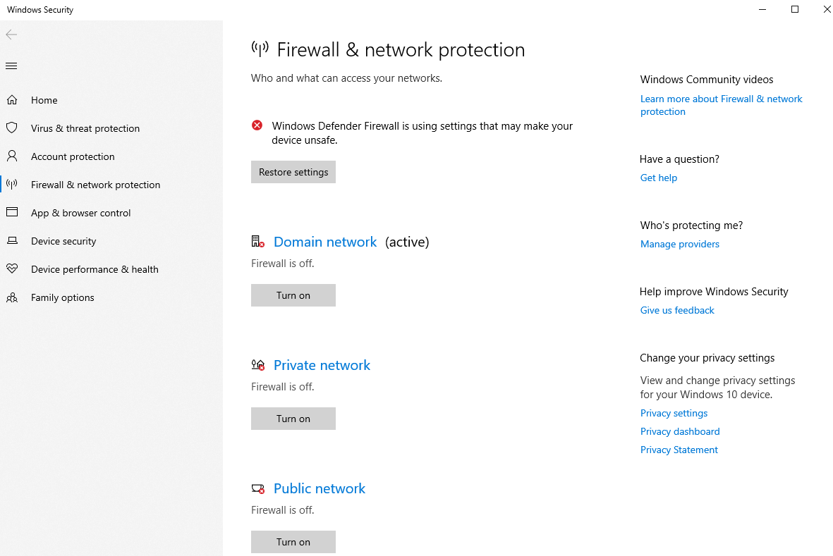 Windows Defender Firewall- A Firewall Within System