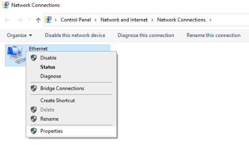 0x80070035 on Windows 10