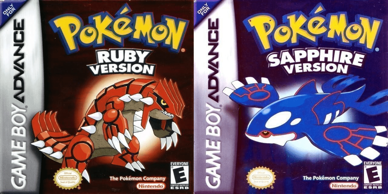 pokemon ruby and sapphire-for GBA