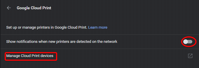 Show notifications