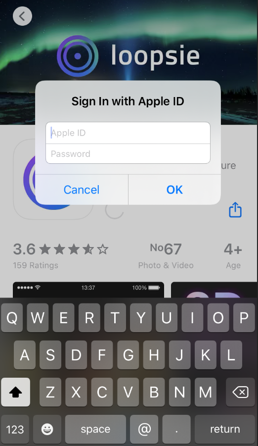 App Store Login