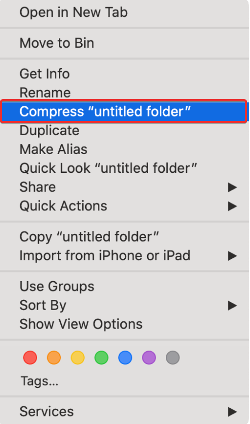 Compress Files In Mac