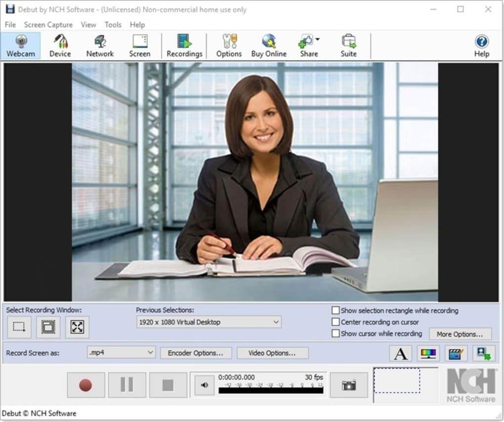 Debut Video Capture PRO - Webcam software
