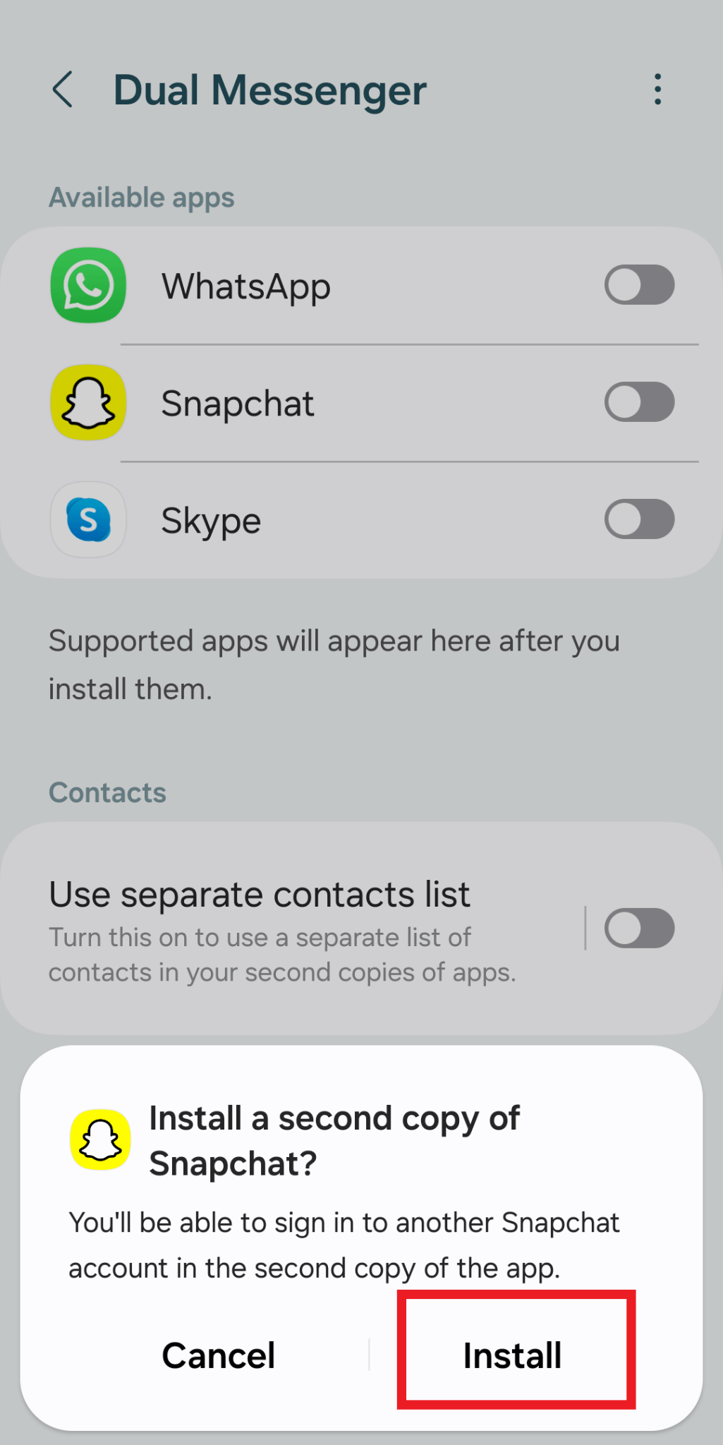 How to Run Two Snapchat Accounts on One Android Phone?