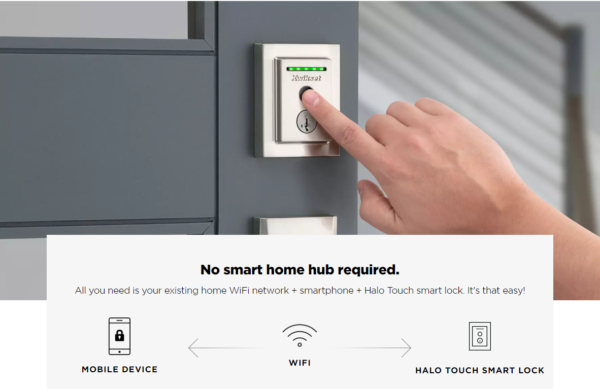 Kwikset Halo Touch Smart Lock With Fingerprint Reader