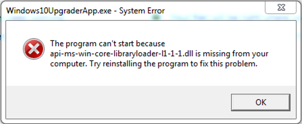 Missing DLL Files
