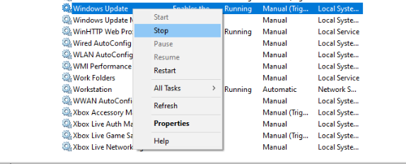 Reset Windows Update