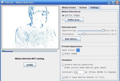 Yawcam - Webcam Software
