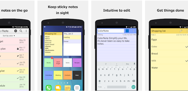 colornote Note-Taking Apps