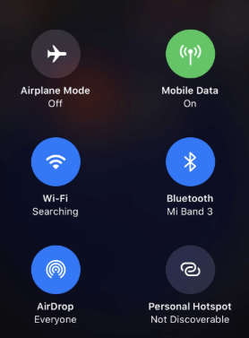 enable AirDrop on your iPhone